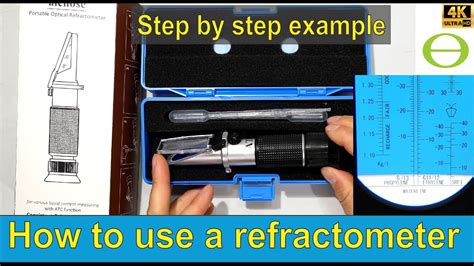 handheld refractometer how to use|refractometer user manual.